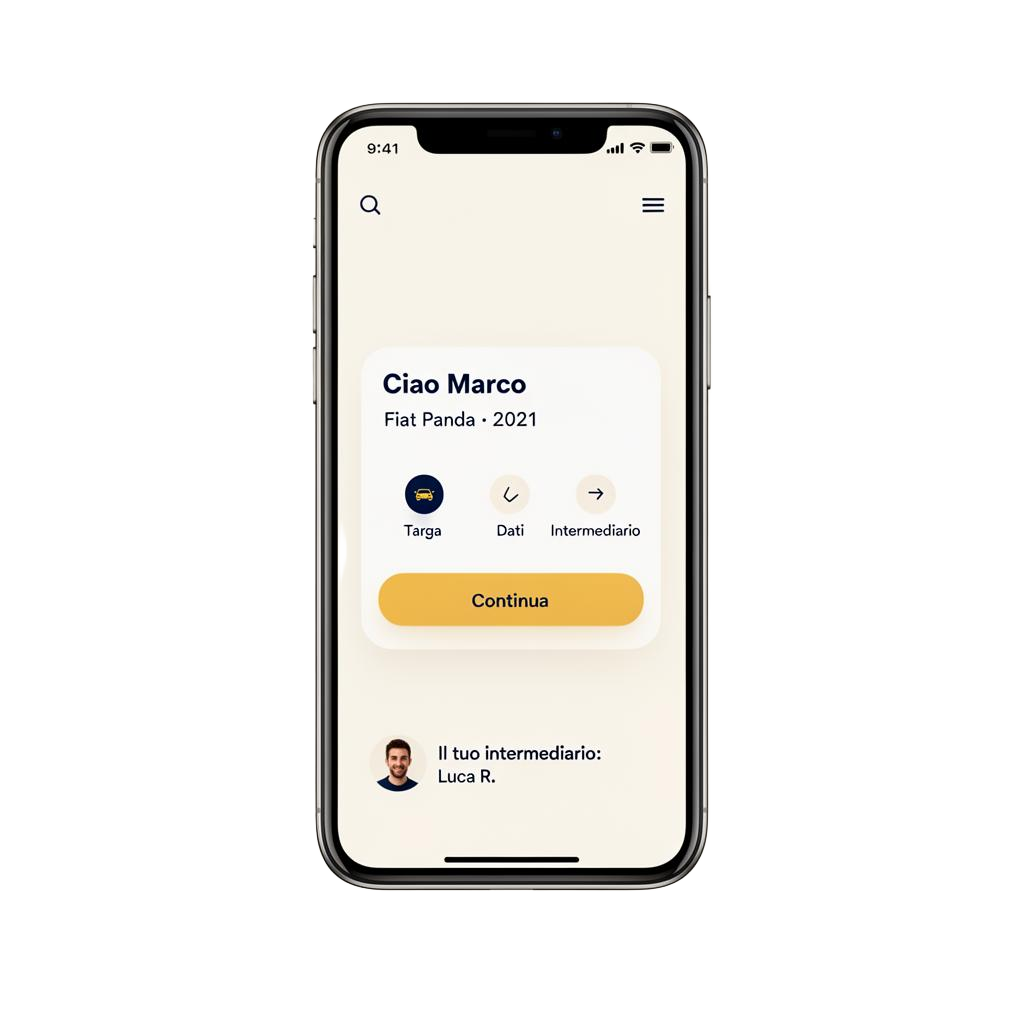 App Pinguando — schermata intermediario